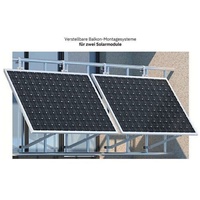 Balkonkraftwerk Halterung Aufständerung PV Modul Balkon Solarhalterung Flachdach
