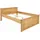 otto home Massivholzbett »Hugo, hohe Belastbarkeit! FSC® zertifiziertes Massivholz, Landhausstil«, (Breite/Belastbarkeit 180cm/200KG, 140cm/180KG), Stauraumbett aus massiver Kiefer natur/geölt, Betten, 335190-0