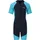 ZigZag Neopren Schwimmanzug Kinder Cyan Blue 116/122