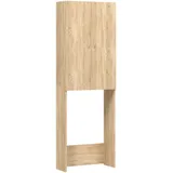 vidaXL Sonoma-Eiche Waschmaschinenschrank 64 x 25,5 x 190 cm Braun Holz