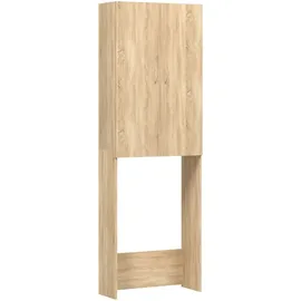 vidaXL Sonoma-Eiche Waschmaschinenschrank 64 x 25,5 x 190 cm Braun Holz