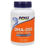 NOW Foods DHA-250, 250 DHA / 100 EPA - 120