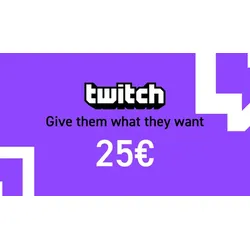 Twitch Gift Card 25€