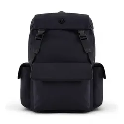 Armani Exchange für Herren. XM000258AF12099UB101 Rechteckiger Rucksack mit marinefarbener Außentasche (OSFA), Lässig, Polyester