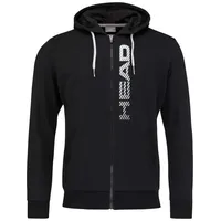 Head Herren Hoodie CLUB FYNN Hoodie FZ M, black,