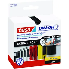 Tesa Klettband On & Off 1 m x 50 mm 6 St.