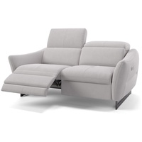 Sofanella 2-Sitzer Stoff Modena, Relaxsofa, Designsofa, Designer Couch, Italienisches Sofa, 2er Sofa weiß