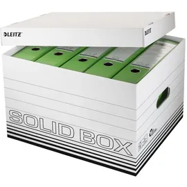 Leitz Aufbewahrungsbox 34,6 x 30,5 x 45 cm 10-tlg. weiß