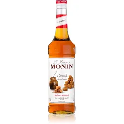 Monin Le Sirop Caramel Sirup zur Zubereitung von Getränken Geschmack Caramel 700 ml