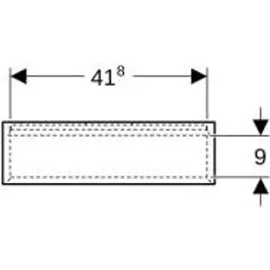 Geberit iCon Regal quadratisch, 45x46,7x13,2 cm, 502323, 502323JR1,