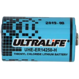 Ultralife 4x Ultralife Lithium 3,6V Batterie LS 14250 - 1/2 AA - UHE-ER14250 Li-SOCl2 + Box