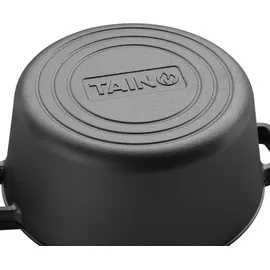 TAINO Dutch Oven 6 l Gusseisen Schwarz