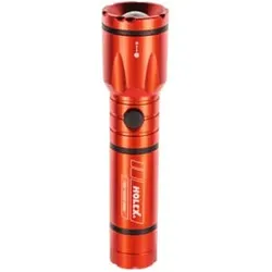 HOLEX LED-Taschenlampe mit Batterien, rot