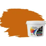 RyFo Colors Silikonharz Fassadenfarbe Lotuseffekt Trend Orangetöne Sienaorange 3l - bunte Fassadenfarbe, weitere Orange Farbtöne und Größen erhältlich, Deckkraft Klasse 1