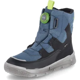 superfit Mars Warm Gefütterte Gore-tex Schneestiefel, Blau Schwarz 8010, 34