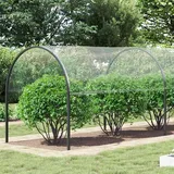 vidaXL Transparente Plane mit Ösen 4x12 m PVC