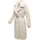 Navahoo Damen Langer Materialmix-Wintermantel warmer Plüschmantel aus angesagtem Materialmix und herausnehmbarem Einsatz mit Kapuze Kuscheltraum 14 Offwhite Gr. XXL (44), weiß, Obermaterial 1: 100% Polyester. Obermaterial 2: 100% Nylon.