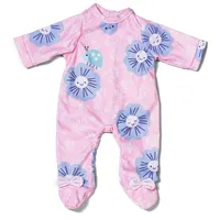 BABY BORN Strampler rosa Blumen 43cm