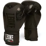 Leone1947 LEONE 1947, Maori-Boxhandschuhe, Unisex-Erwachsene, Schwarz, 16 OZ,