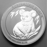 Perth Mint 1 Kilogramm Silbermünze 1kg Koala 2019