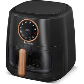 TurboTronic Heißluftfritteuse XL 7,2 Liter 1750W schwarz