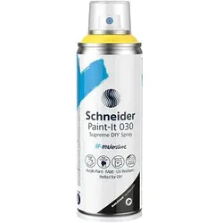 Schneider Paint-It 030 Supreme DIY Acrylspray Sprühfarbe gelb