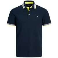 JACK & JONES Poloshirt »JJEPAULOS POLO SS NOOS«, mit Logo Stickerei Jack & Jones dark navy