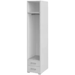 Büro Garderobe in Weiß modern