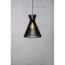 Nordlux Groa 1-flg. 34x41 cm rechteckig schwarz Holz