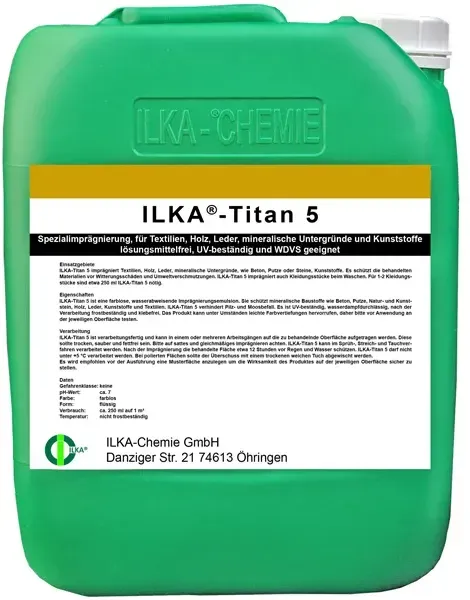Universalimprägnierung ILKA Titan 5 30 L lösungsmittelfrei, UV-beständig und WDVS geeignet