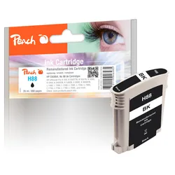 Peach Tintenpatrone schwarz kompatibel zu HP No. 88 bk, C9385AE