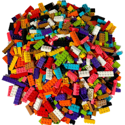 LEGO Bausteine gemischt - 1 Kilo ca. 500 Steine - Grundbausteine