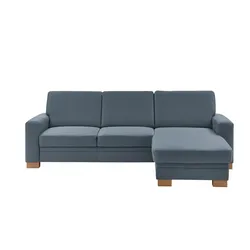 meinSofa Ecksofa  Uli-S ¦ blau ¦ Maße (cm): B: 270 H: 90 T: 258