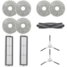 DREAME Original-Zubehörset für L10 Prime/L10s Ultra/L10 Ultra: 1x Hauptbürste, 2X Seitenbürsten, 2X Staubfilter, 6X Mopptücher (3 Paare)