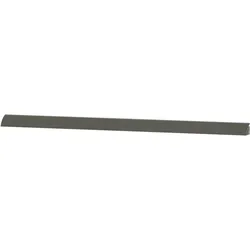 Abschlussleiste KOCHSTATION ""KS-Scafa"", schwarz (stahl dunkel), 300cm, Kunststoff, Wandabschlussleisten, in verschiedenen Breiten, Stärke 4 cm