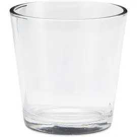 Relaxdays Teelichtgläser 12er Set, konisch, Tischdeko, Gläser für Dessert, Votivgläser, Gastgeschenk, 7,5 cm Ø, Standard