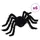 vidaXL Halloween Spinnen Dekoration 6 St. 75 cm Schwarz