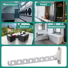 PRIOstahl Garderobenhaken Kleiderlüfter 310mm Weiß