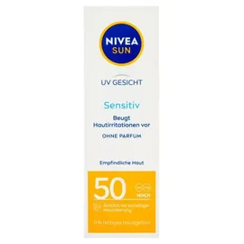 NIVEA Sonnencreme Gesicht sensitiv Creme LSF 50 50 ml