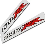 CBR 600 RR Rot Weiß Schwarz Sticker Grafik x 2