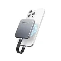 Yottamaster 1TB Externe SSD mit Magnetische, USB 3.2 Gen 2x2 2000MB/s Portable SSD unterstützt 4K ProRes HDR Kompatibel mit iPhone 16/15 Pro Max, Smartphone, Tablet, Laptop
