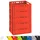 Buri Fleischkiste E2 60 x 40 x 20 cm 5-tlg. rot