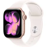 Apple Watch Series 11 [GPS, inkl. Sportarmband M/L rosa] 42mm Aluminiumgehäuse rosegold | Zustand: Neu & original versiegelt