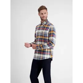 LERROS Langarmhemd »LERROS Flannelhemd in kerniger Twillqualität«, weiß