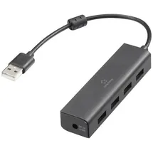 Renkforce RF-6382720 USB-Hub 4 Port USB-A USB 2.0 480MBit/s Schwarz RF-USBH-110