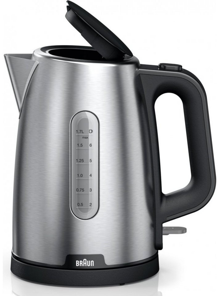 Produktbild Braun Wasserkocher WK 1500 BK - Wasserkocher - schwarz, 1,7 l, 2200 W schwarz