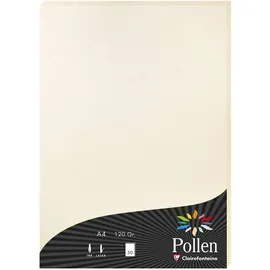 Clairefontaine Perlmutt Elfenbein A4 120 g/m2 50 Blatt