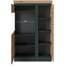 Z2 Vitrine ¦ holzfarben ¦ Maße (cm): B: 104 H: 164 T: 40.0