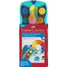 Faber-Castell Connector Farbkasten 12 St. türkis