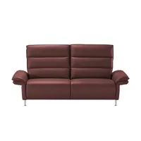 Wohnwert Einzelcouch Leder 1-Sitzer Braun